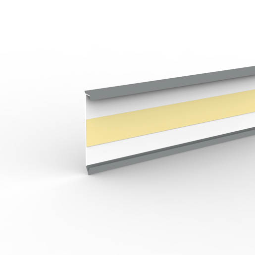 Döllken DSL60 K 1083 edelstahl 2,50mt Designsockelleiste